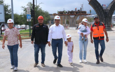 Avanzan obras insignia en Santa Catarina en más del 65 por ciento